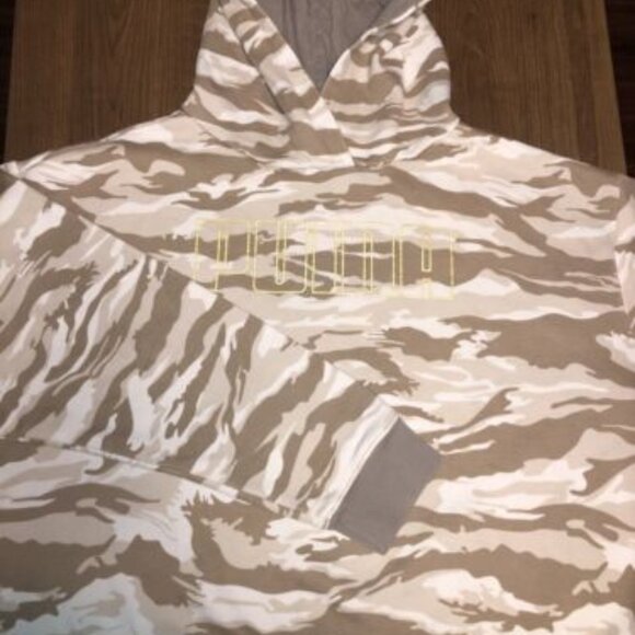 Puma Elephant Skin Camouflage Cropped Hoodie Camo Hoody Women's Medium - Picture 1 of 10